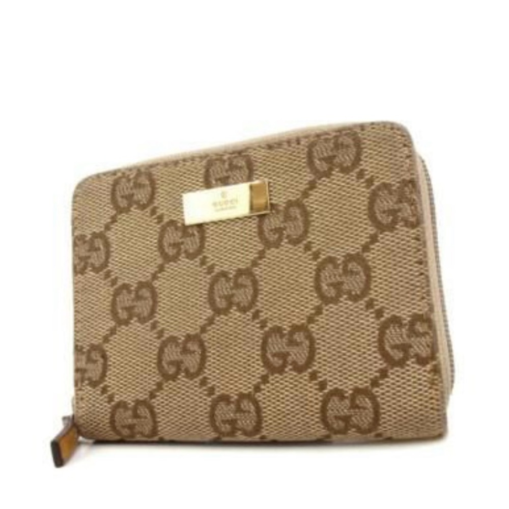 Gucci Monogram Compact Zip Wallet - image 2